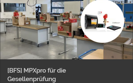 MPXpro in der Gesellenprüfung